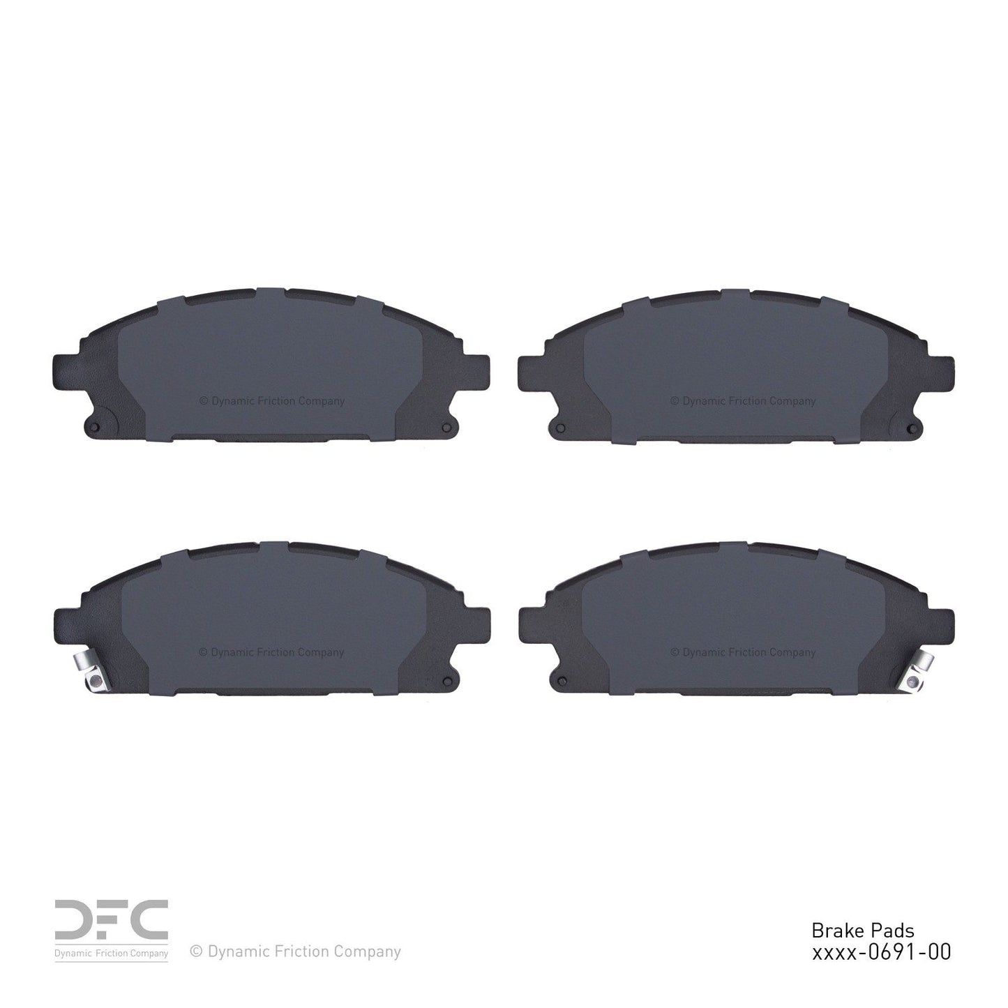 Dynamic Friction Company Disc Brake Pad Set 1310-0691-00