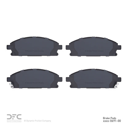 Dynamic Friction Company Disc Brake Pad Set 1310-0691-00