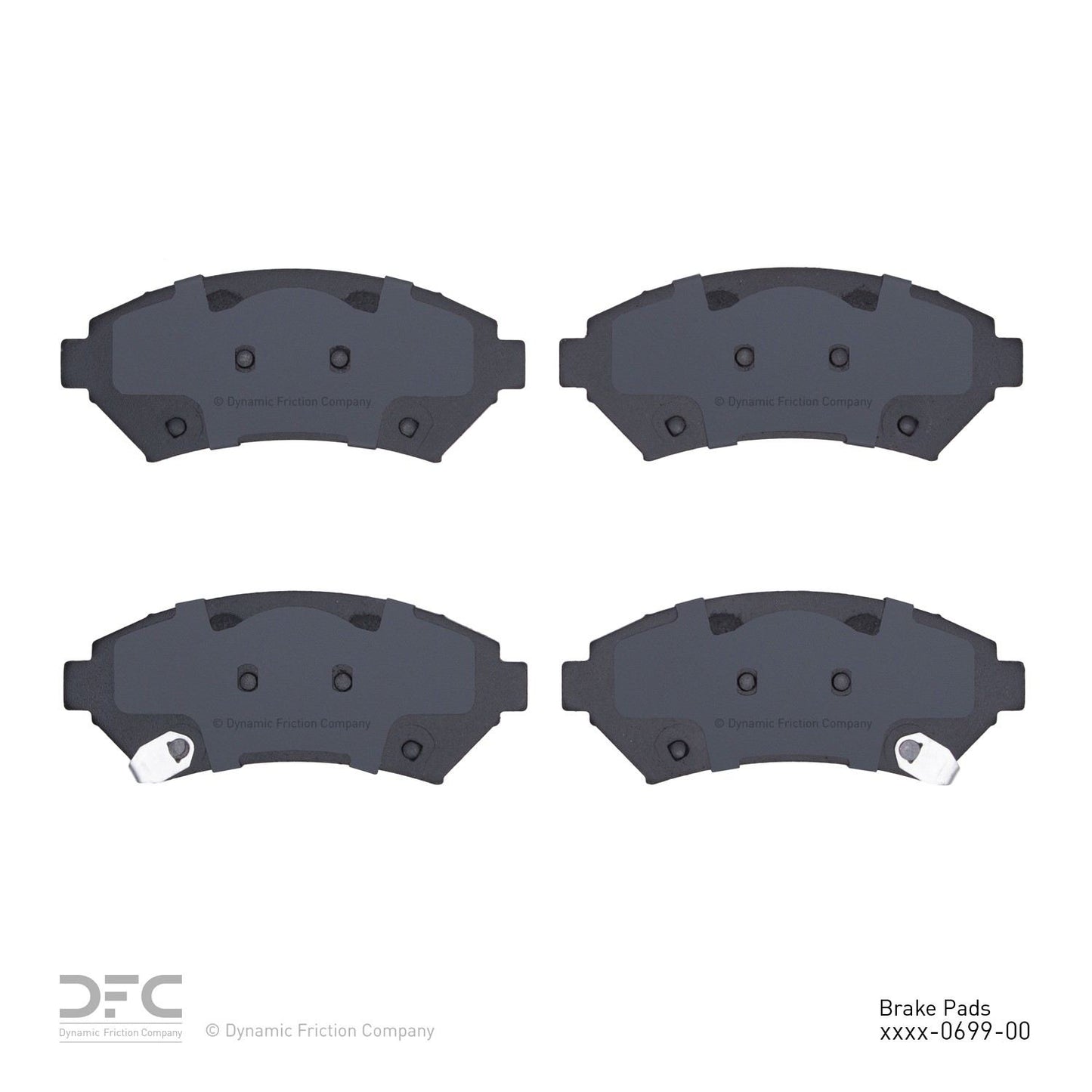 Dynamic Friction Company Disc Brake Pad Set 1310-0699-00
