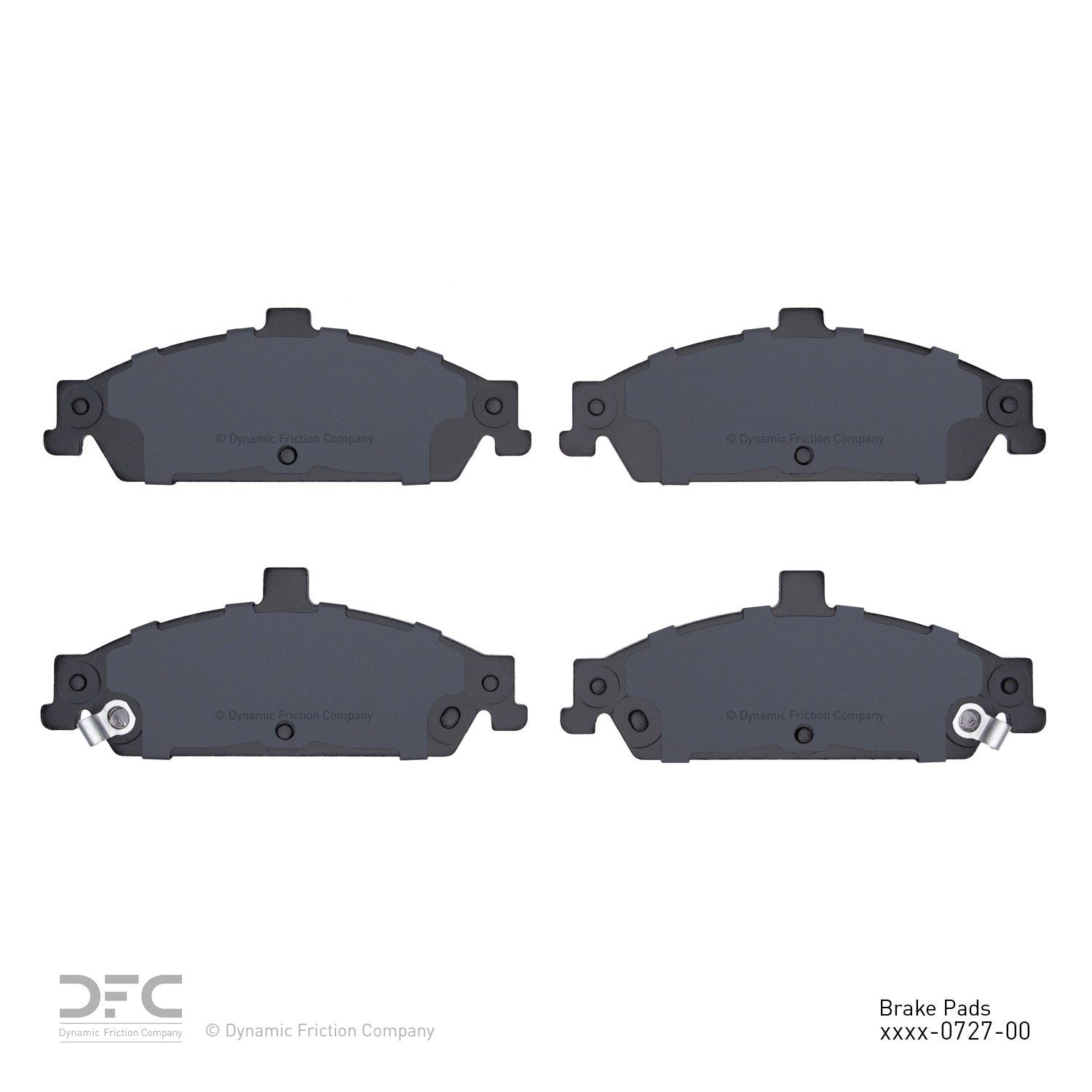 Dynamic Friction Company Disc Brake Pad Set 1310-0727-00