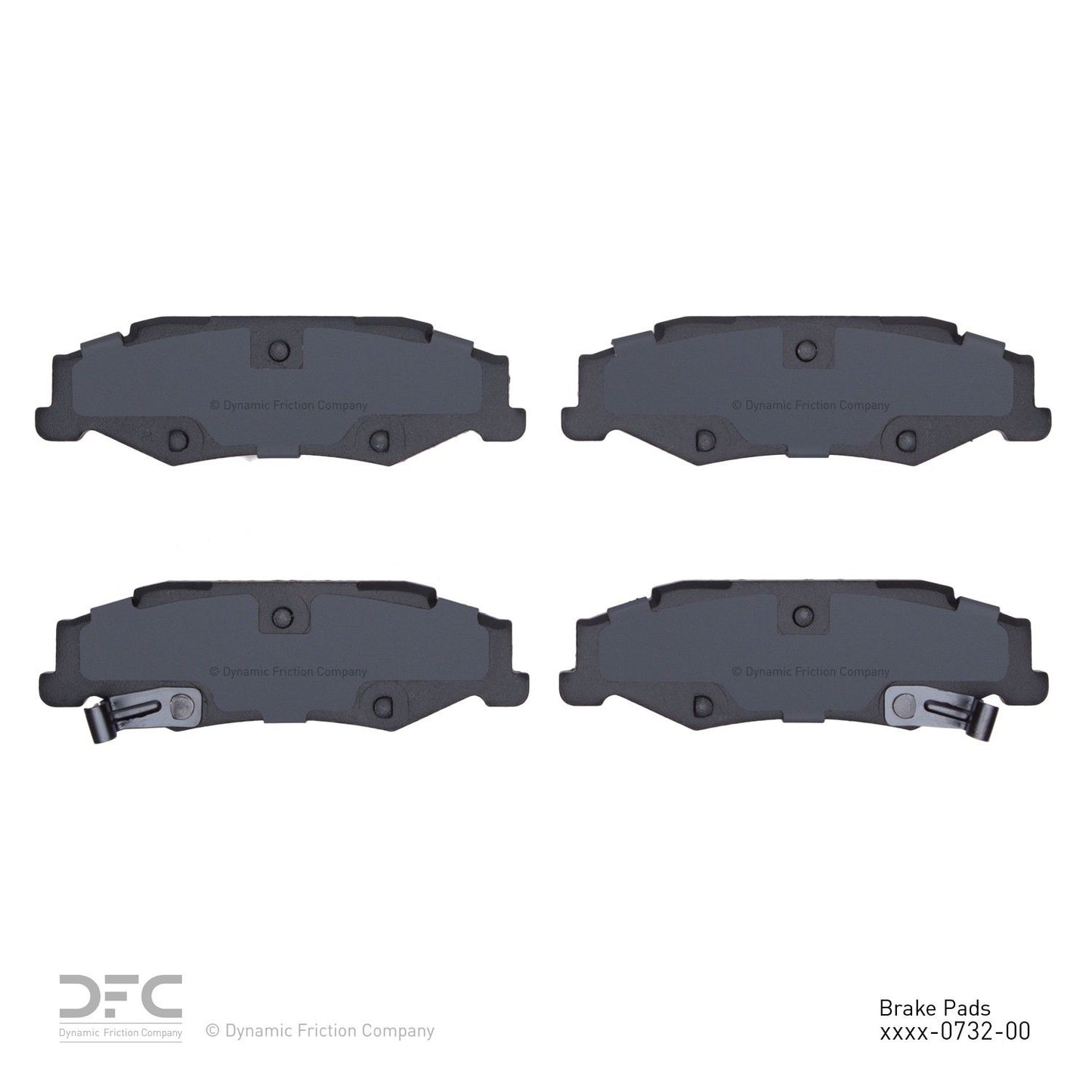 Dynamic Friction Company Disc Brake Pad Set 1310-0732-00