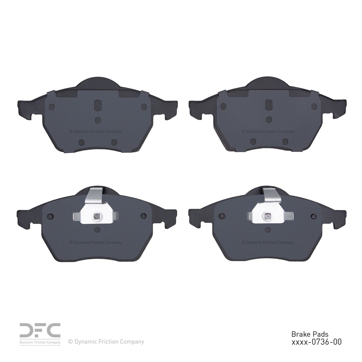 Dynamic Friction Company Disc Brake Pad Set 1310-0736-00