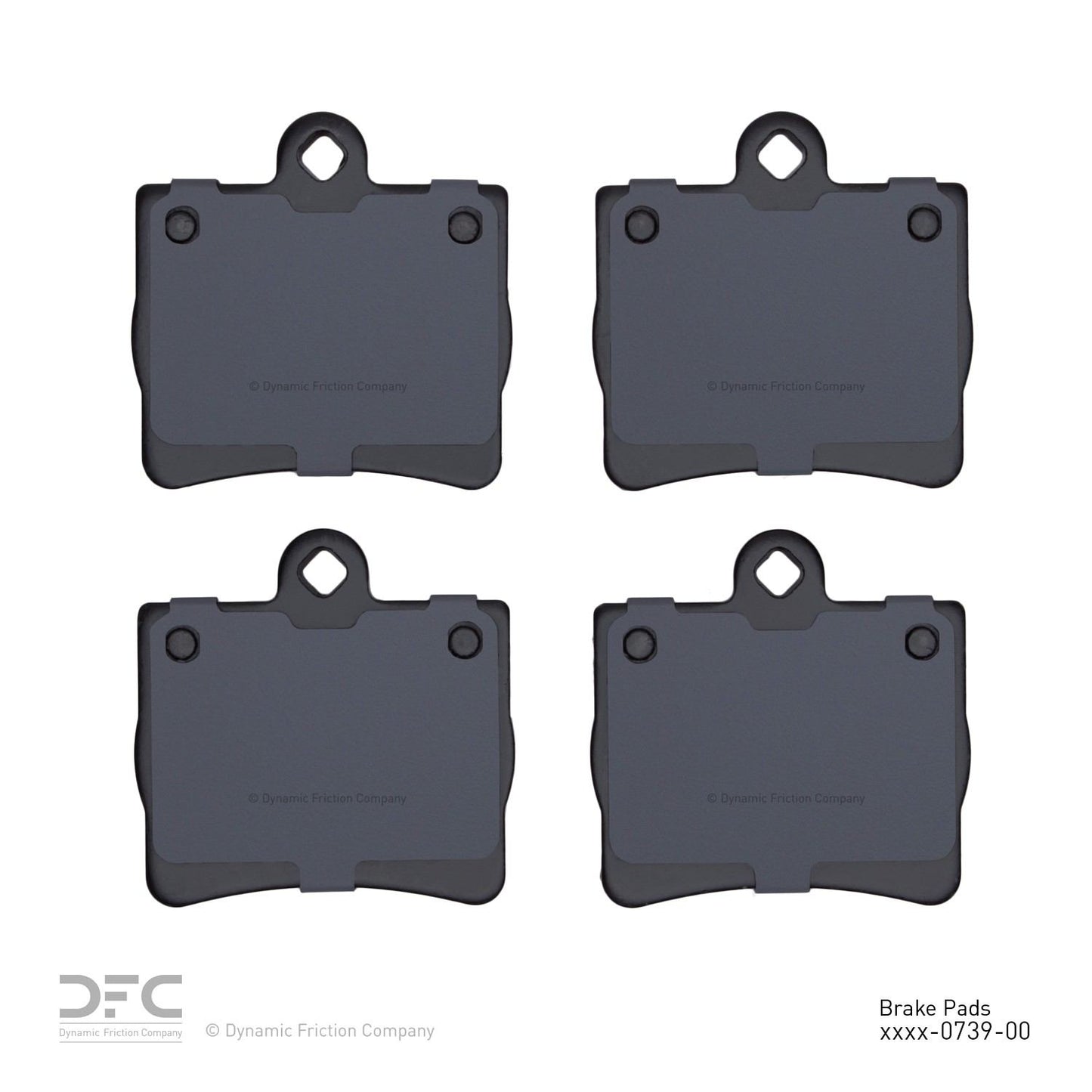 Dynamic Friction Company Disc Brake Pad Set 1310-0739-00