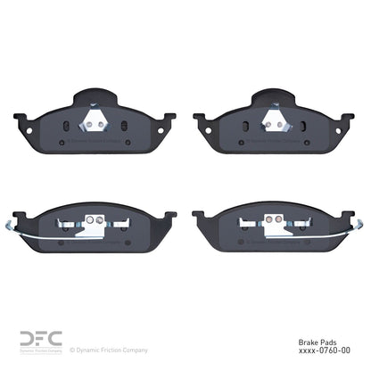 Dynamic Friction Company Disc Brake Pad Set 1310-0760-00