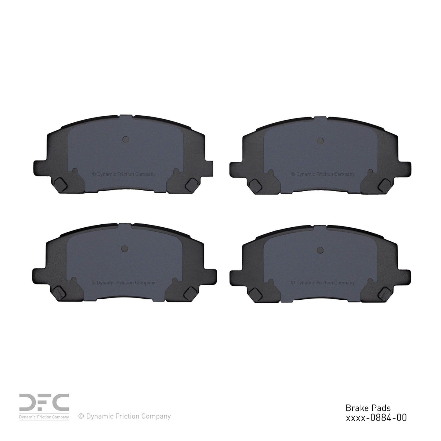 Dynamic Friction Company Disc Brake Pad Set 1310-0884-00