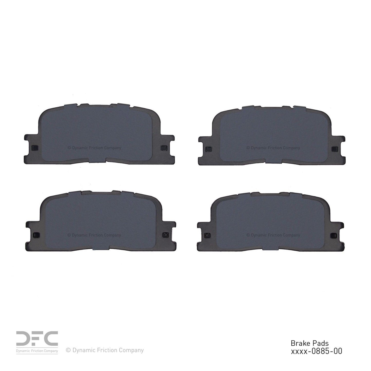 Dynamic Friction Company Disc Brake Pad Set 1310-0885-00
