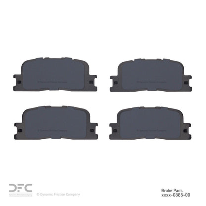 Dynamic Friction Company Disc Brake Pad Set 1310-0885-00