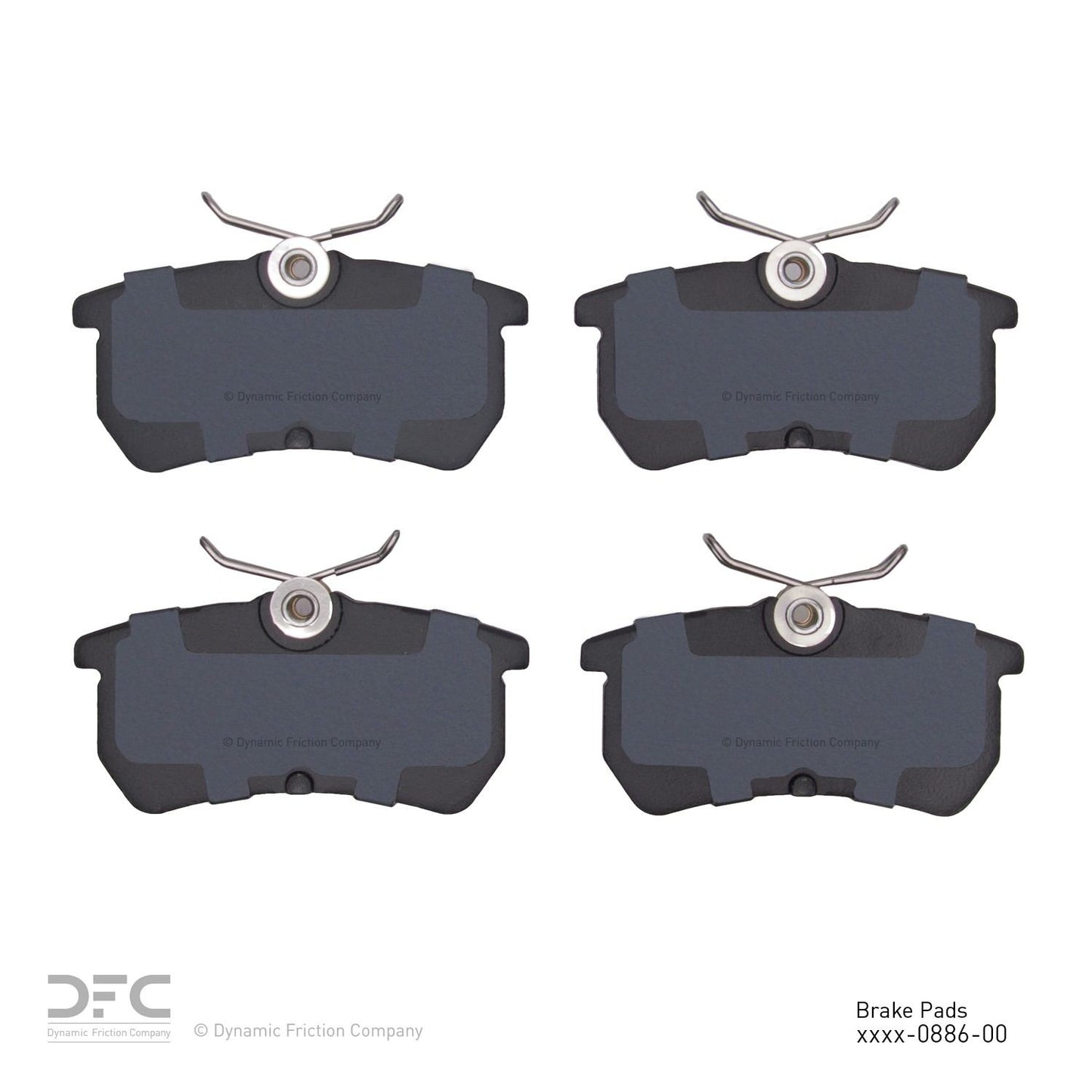 Dynamic Friction Company Disc Brake Pad Set 1310-0886-00