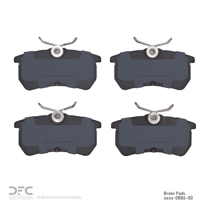 Dynamic Friction Company Disc Brake Pad Set 1310-0886-00
