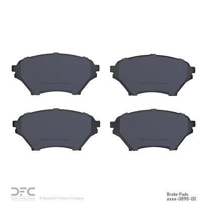 Dynamic Friction Company Disc Brake Pad Set 1310-0890-00