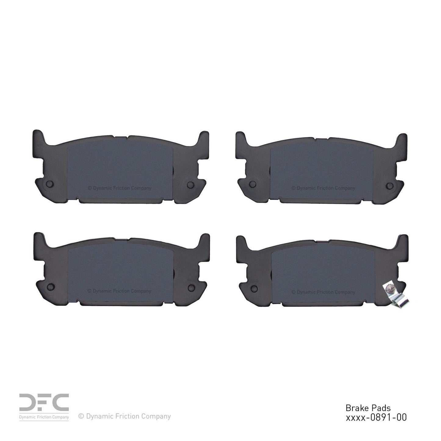 Dynamic Friction Company Disc Brake Pad Set 1310-0891-00