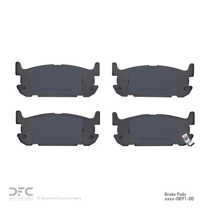 Dynamic Friction Company Disc Brake Pad Set 1310-0891-00