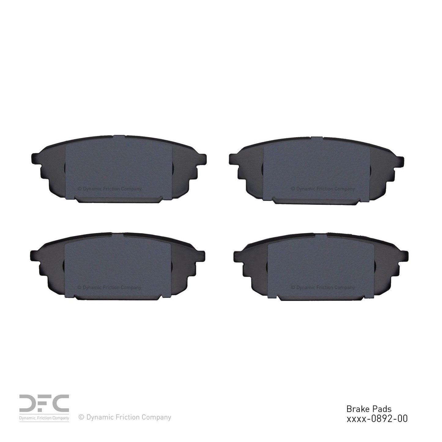 Dynamic Friction Company Disc Brake Pad Set 1310-0892-00