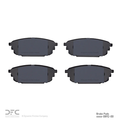 Dynamic Friction Company Disc Brake Pad Set 1310-0892-00