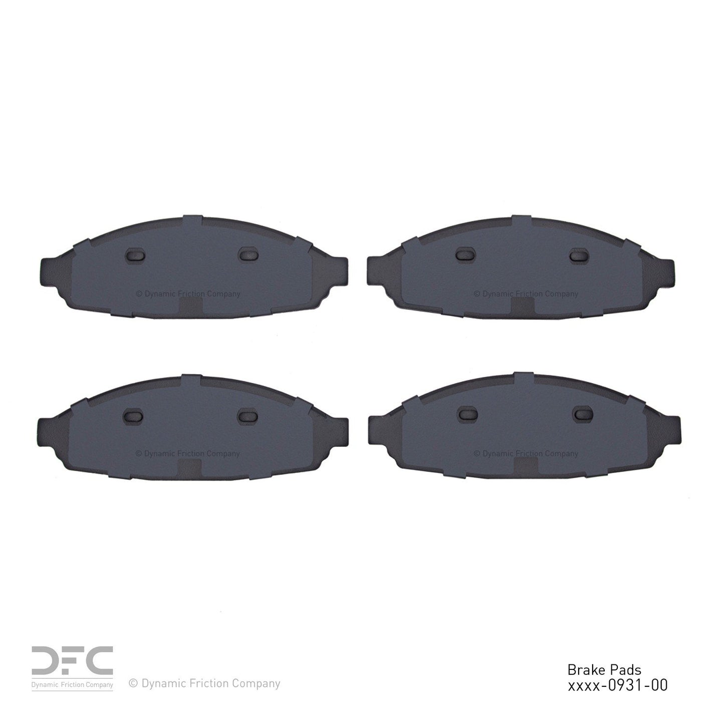 Dynamic Friction Company Disc Brake Pad Set 1310-0931-00