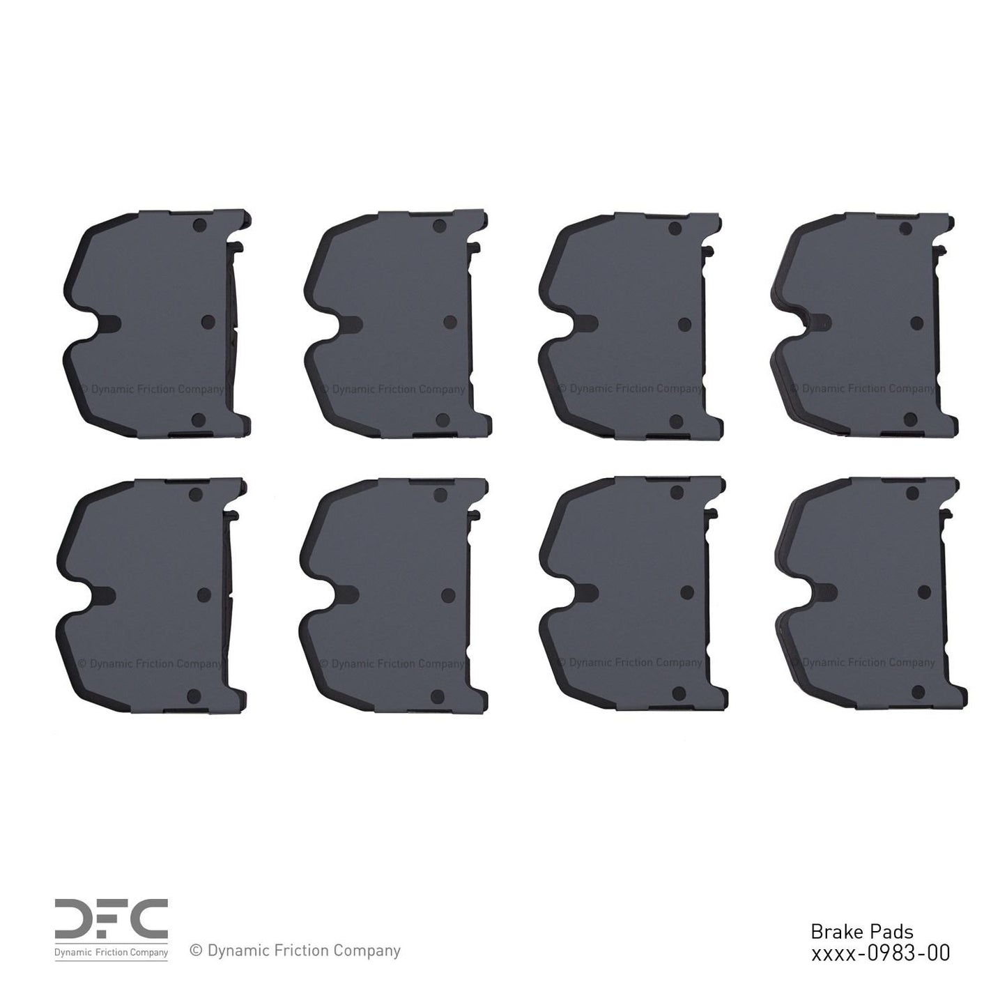 Dynamic Friction Company Disc Brake Pad Set 1310-0983-00