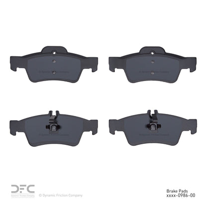 Dynamic Friction Company Disc Brake Pad Set 1310-0986-00