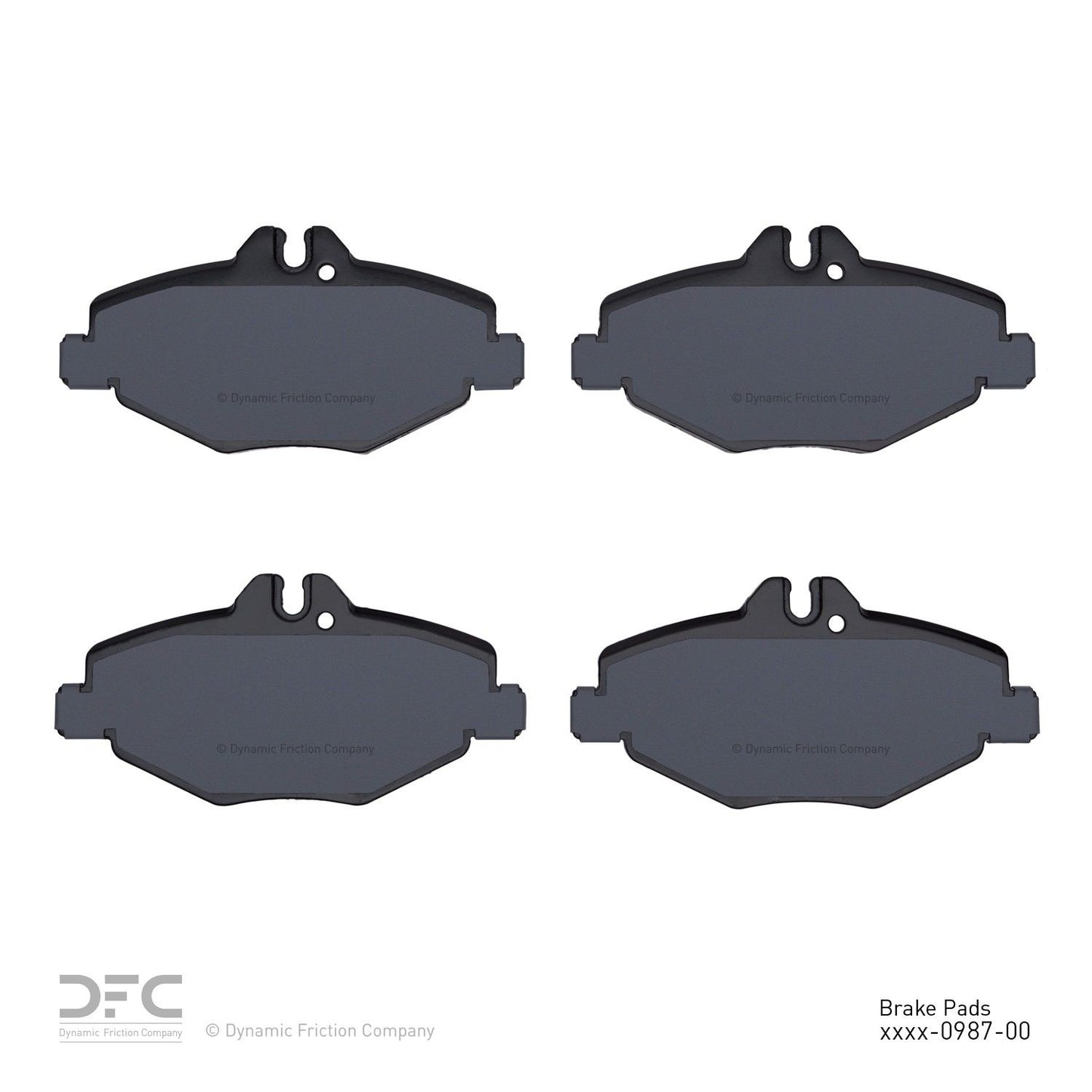 Dynamic Friction Company Disc Brake Pad Set 1310-0987-00