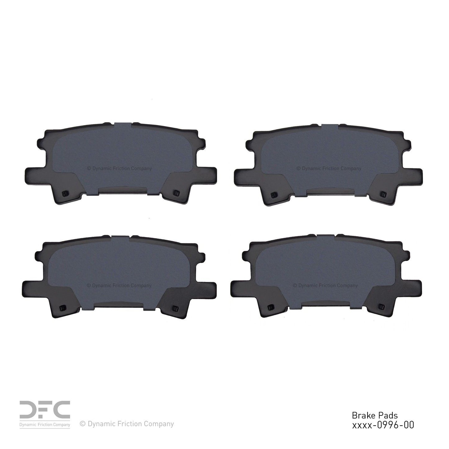 Dynamic Friction Company Disc Brake Pad Set 1310-0996-00