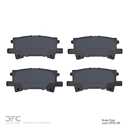 Dynamic Friction Company Disc Brake Pad Set 1310-0996-00