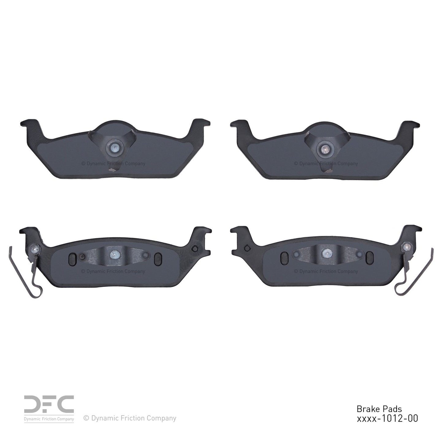 Dynamic Friction Company Disc Brake Pad Set 1310-1012-00