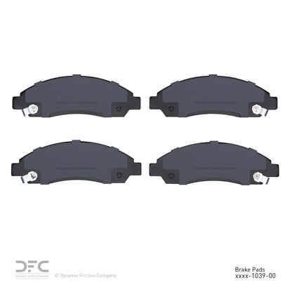 Dynamic Friction Company Disc Brake Pad Set 1310-1039-00