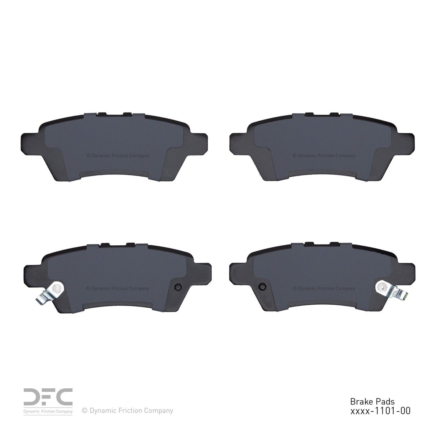 Dynamic Friction Company Disc Brake Pad Set 1310-1101-00