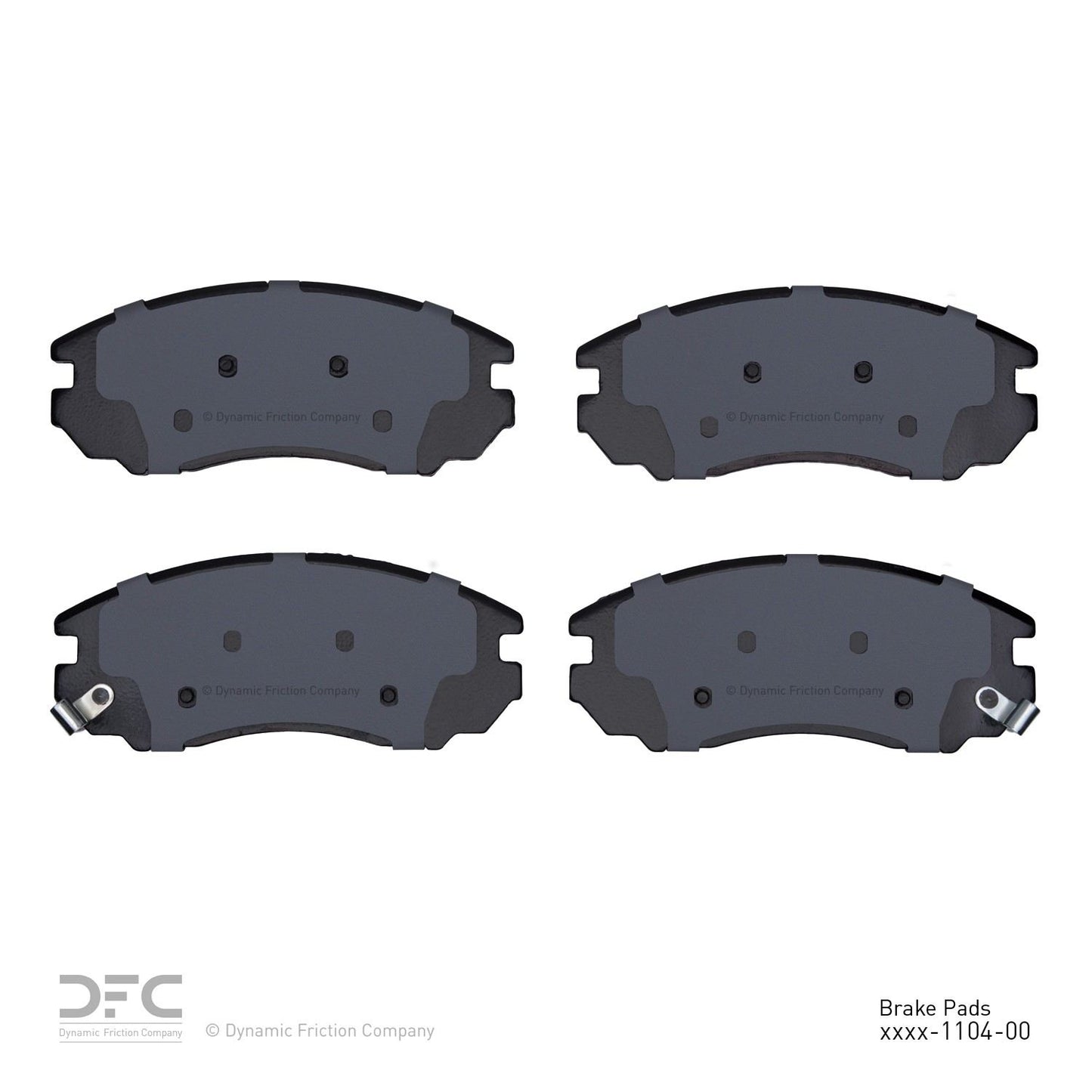 Dynamic Friction Company Disc Brake Pad Set 1310-1104-00