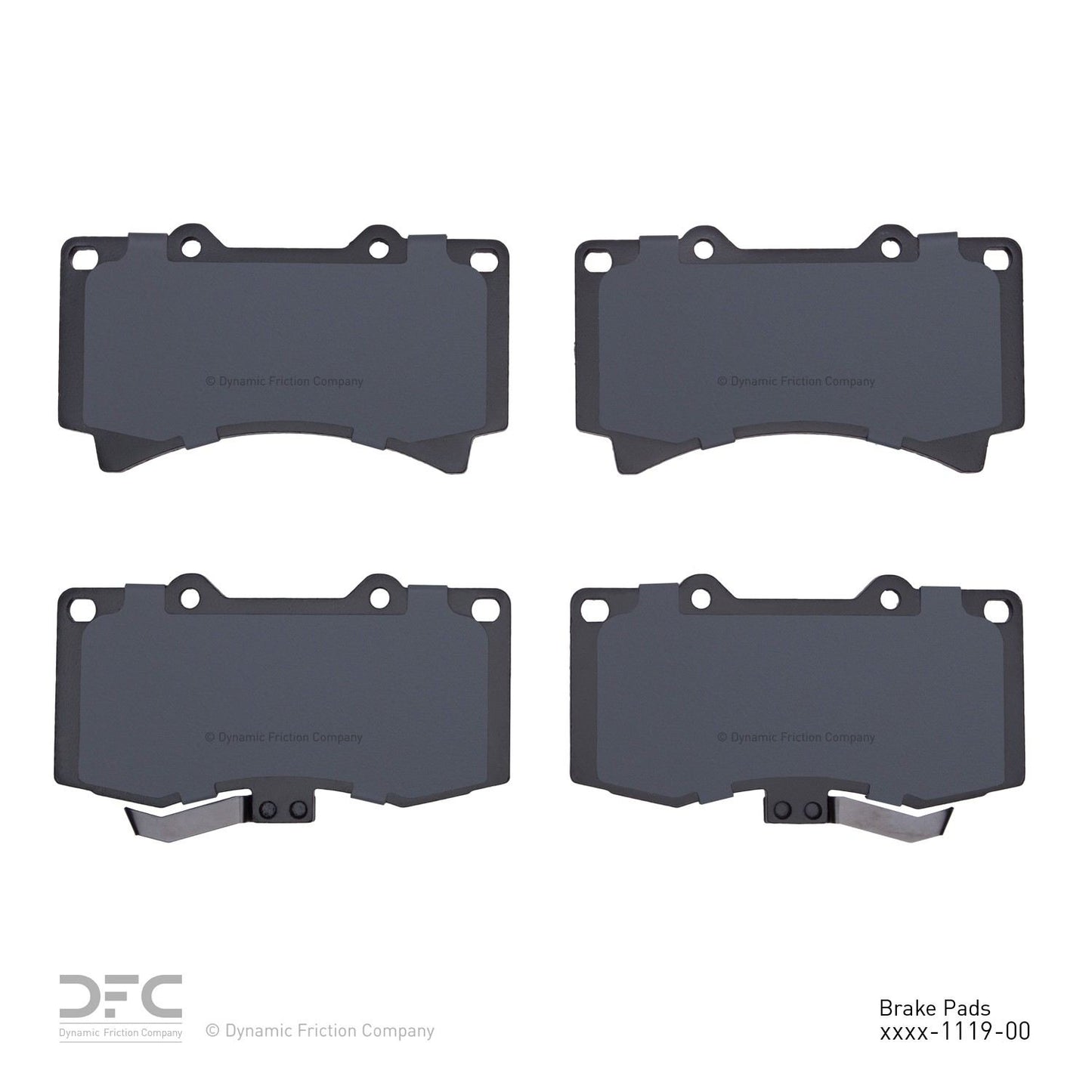 Dynamic Friction Company Disc Brake Pad Set 1310-1119-00