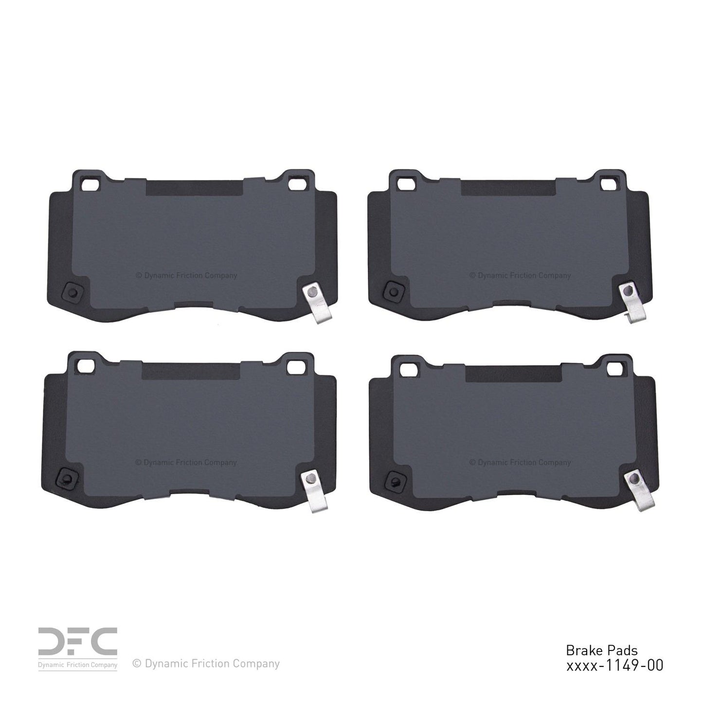 Dynamic Friction Company Disc Brake Pad Set 1310-1149-00