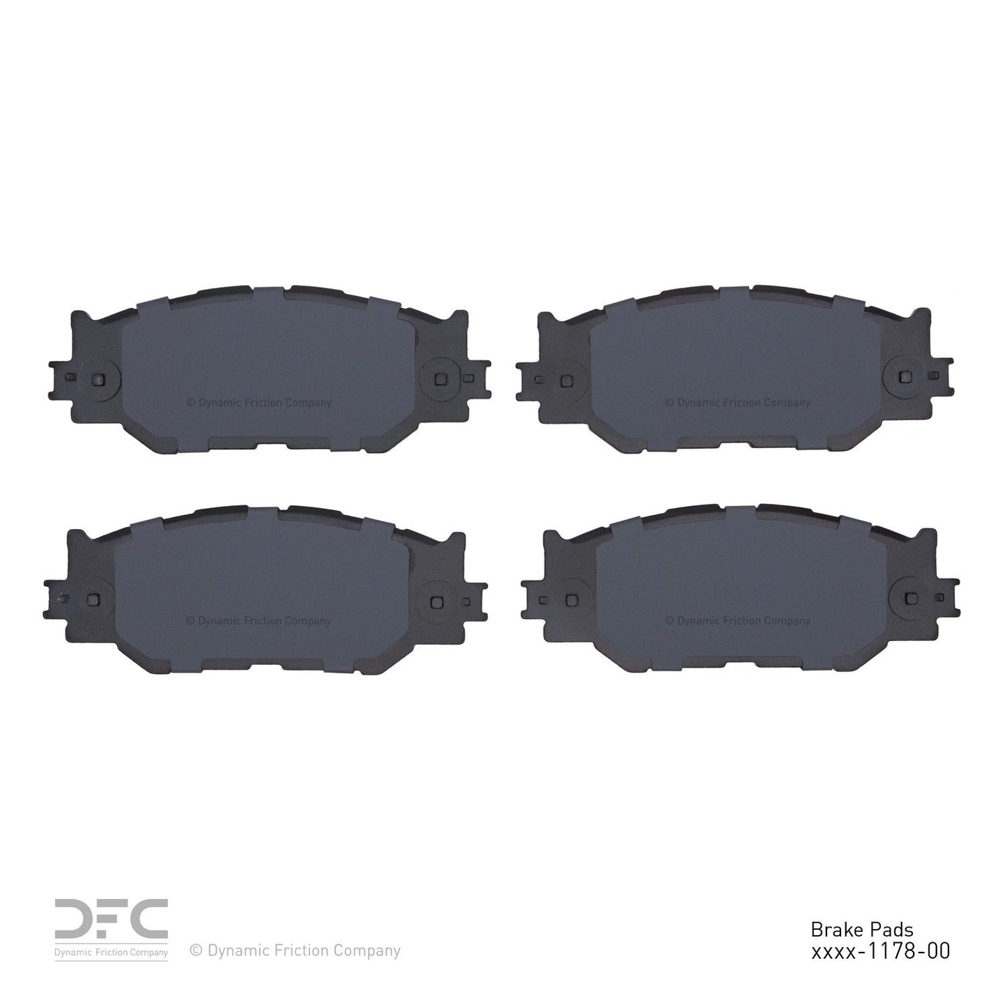 Dynamic Friction Company Disc Brake Pad Set 1310-1178-00
