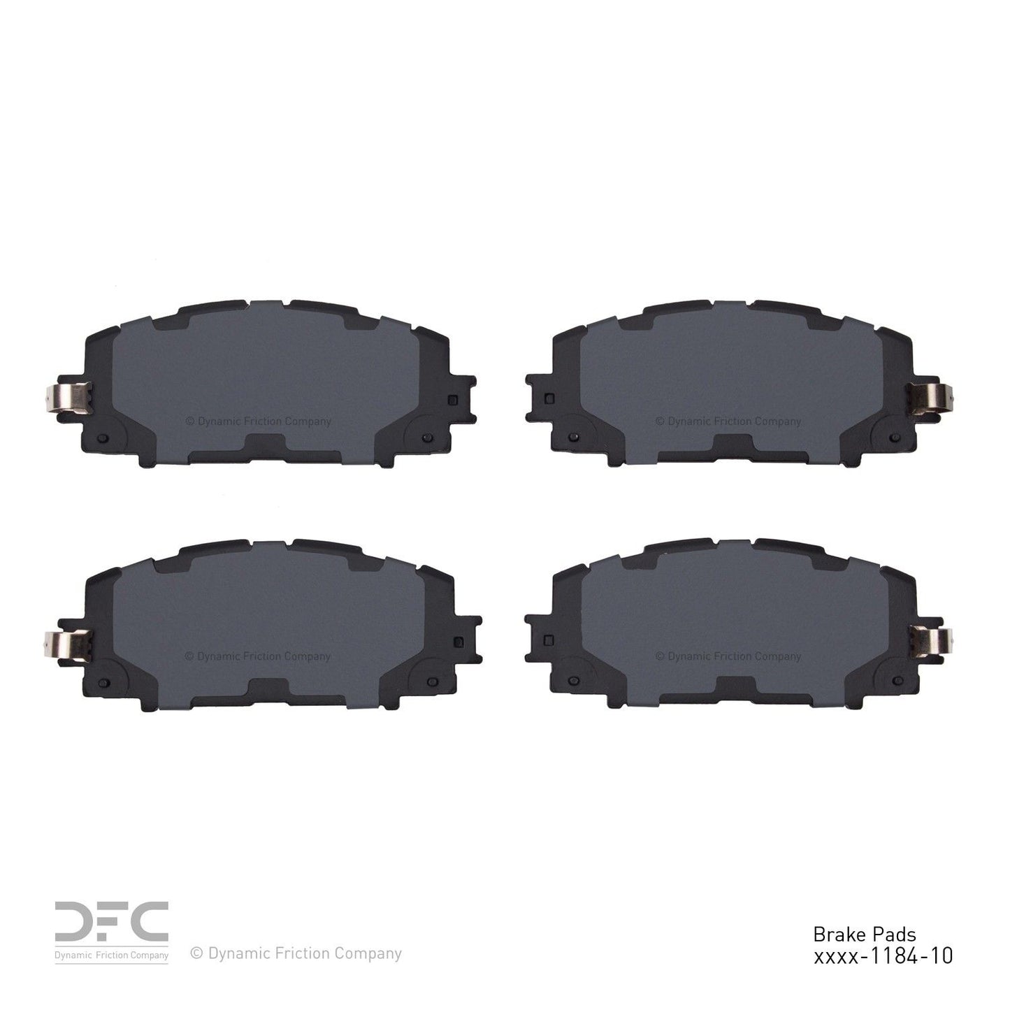 Dynamic Friction Company Disc Brake Pad Set 1310-1184-10