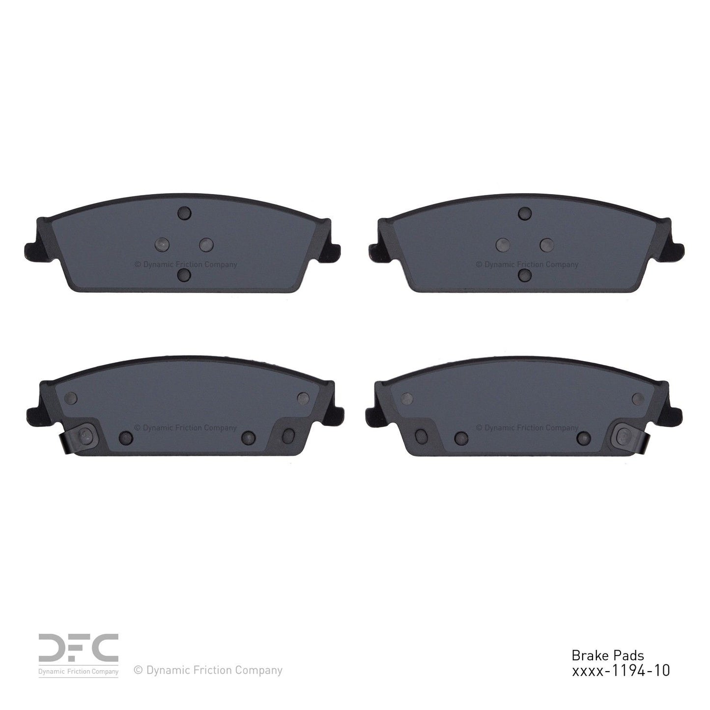 Dynamic Friction Company Disc Brake Pad Set 1310-1194-10