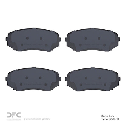 Dynamic Friction Company Disc Brake Pad Set 1310-1258-00