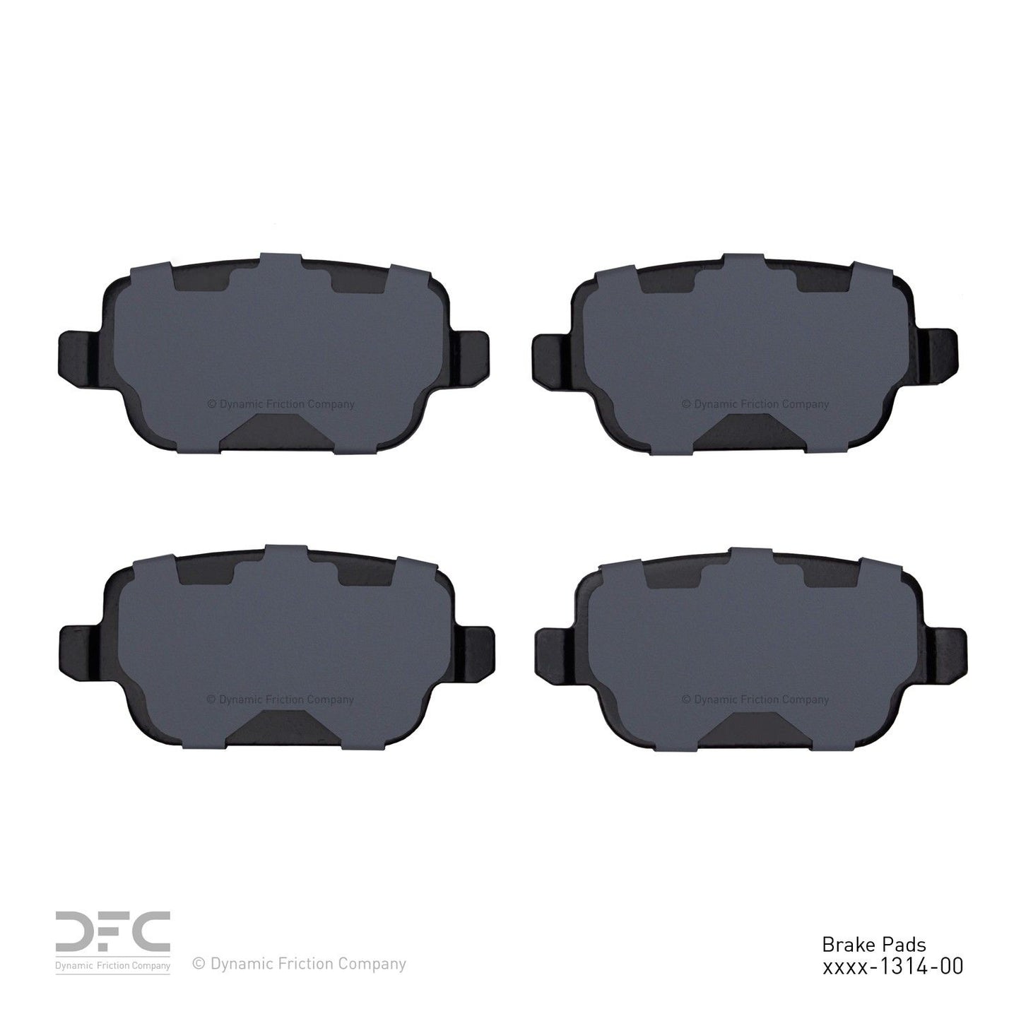 Dynamic Friction Company Disc Brake Pad Set 1310-1314-00
