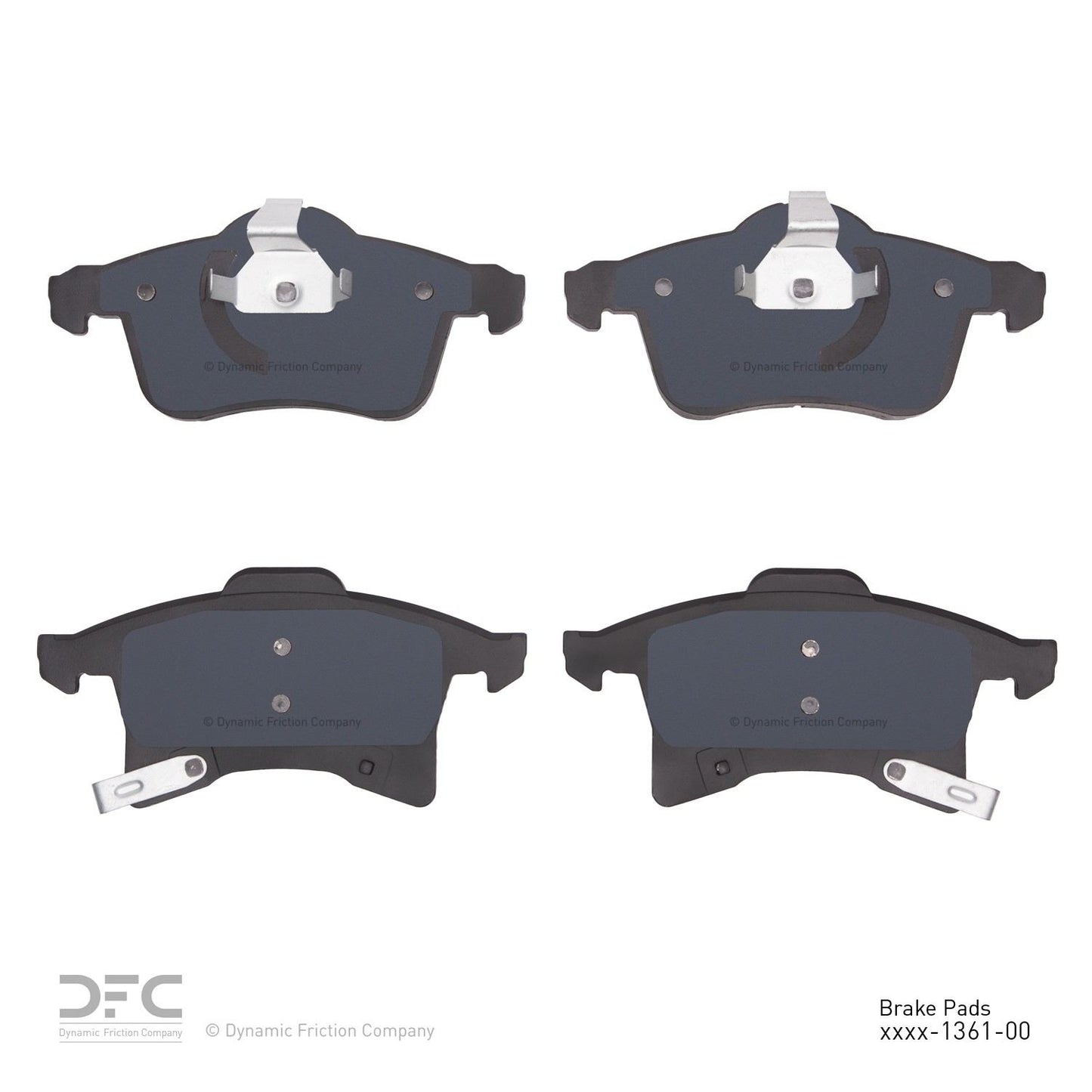 Dynamic Friction Company Disc Brake Pad Set 1310-1361-00