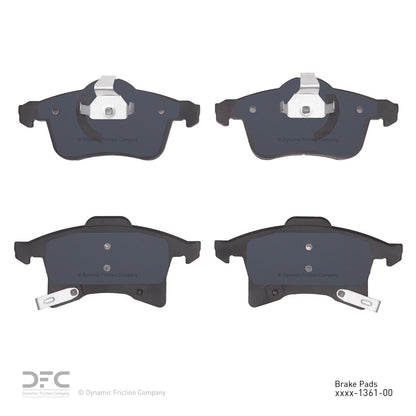 Dynamic Friction Company Disc Brake Pad Set 1310-1361-00