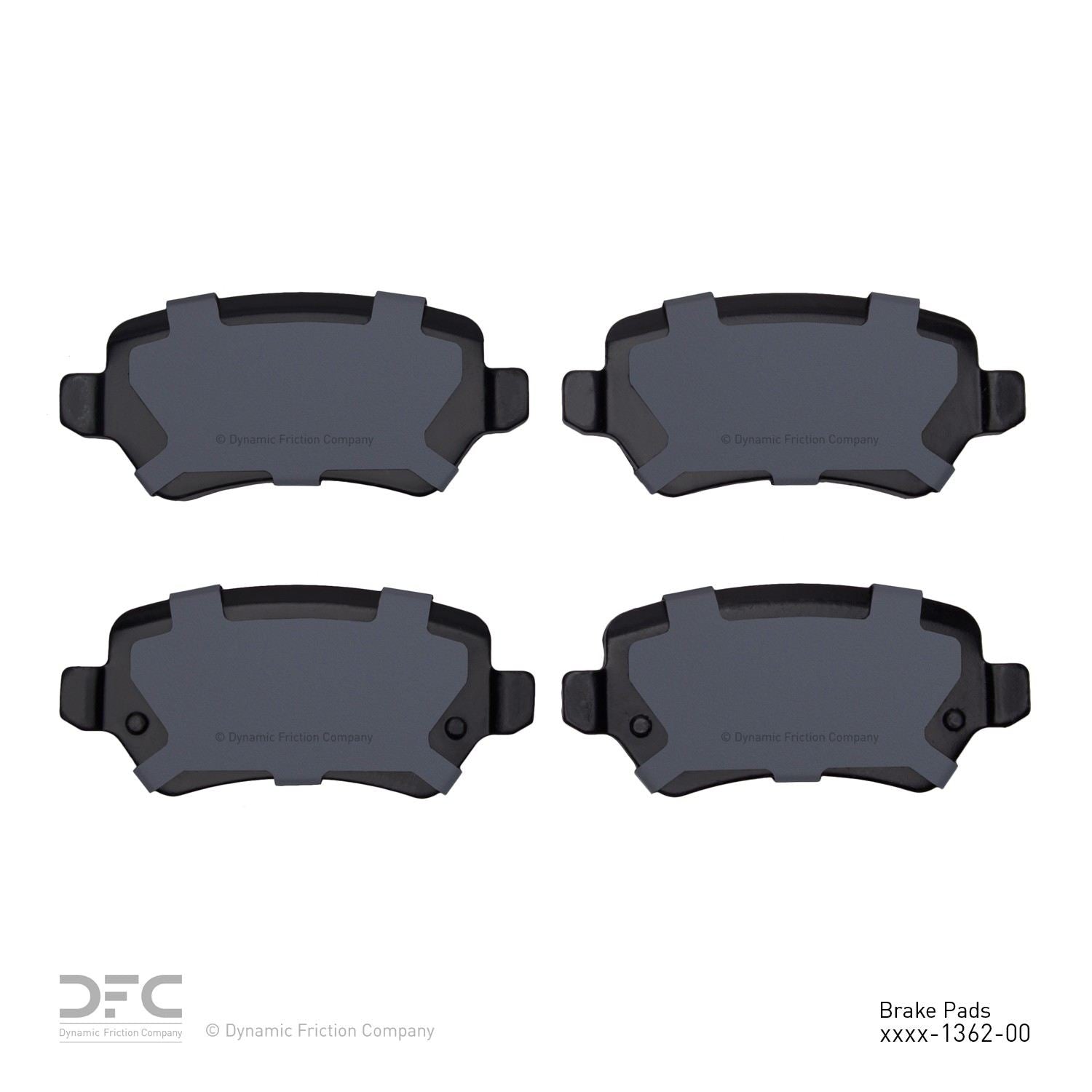 Dynamic Friction Company Disc Brake Pad Set 1310-1362-00