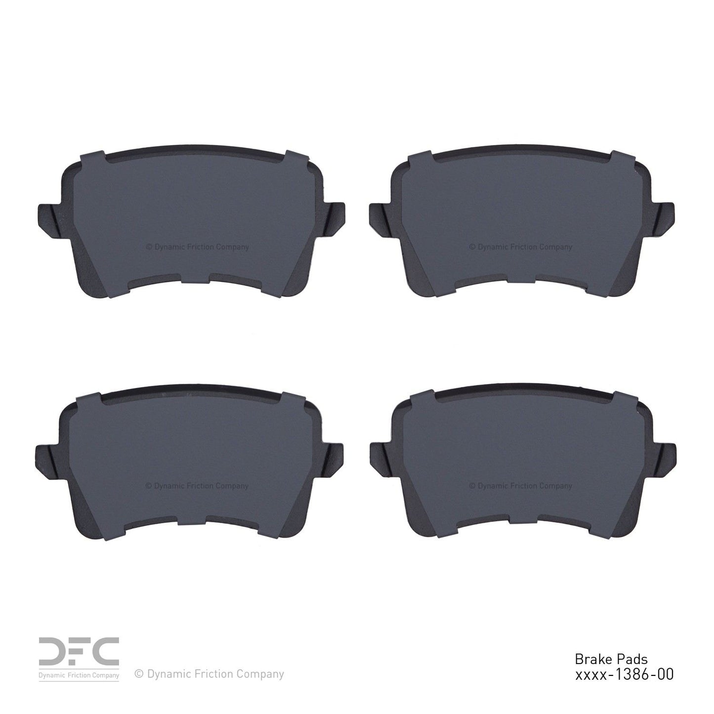 Dynamic Friction Company Disc Brake Pad Set 1310-1386-00