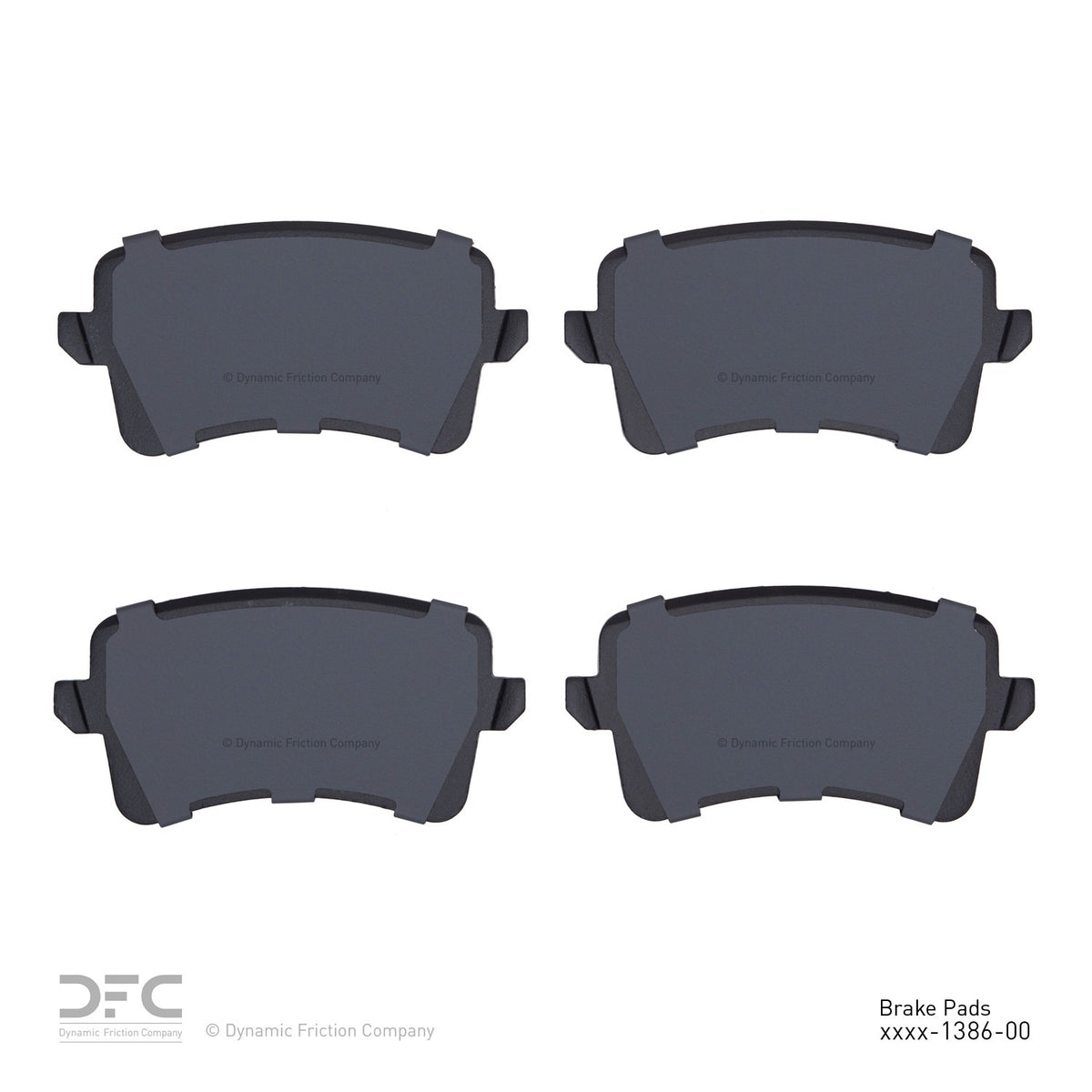 Dynamic Friction Company Disc Brake Pad Set 1310-1386-00