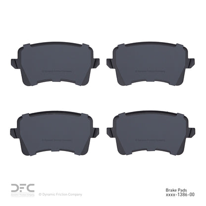 Dynamic Friction Company Disc Brake Pad Set 1310-1386-00
