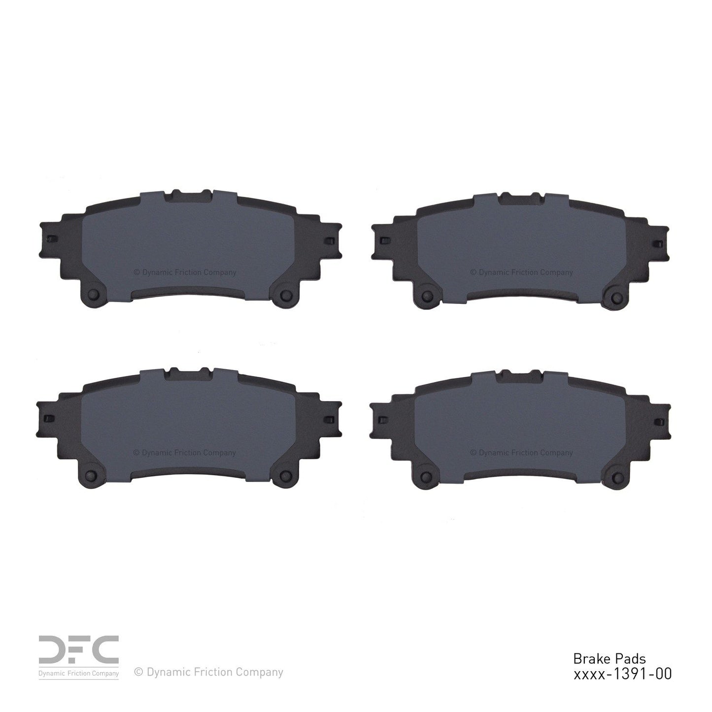 Dynamic Friction Company Disc Brake Pad Set 1310-1391-00