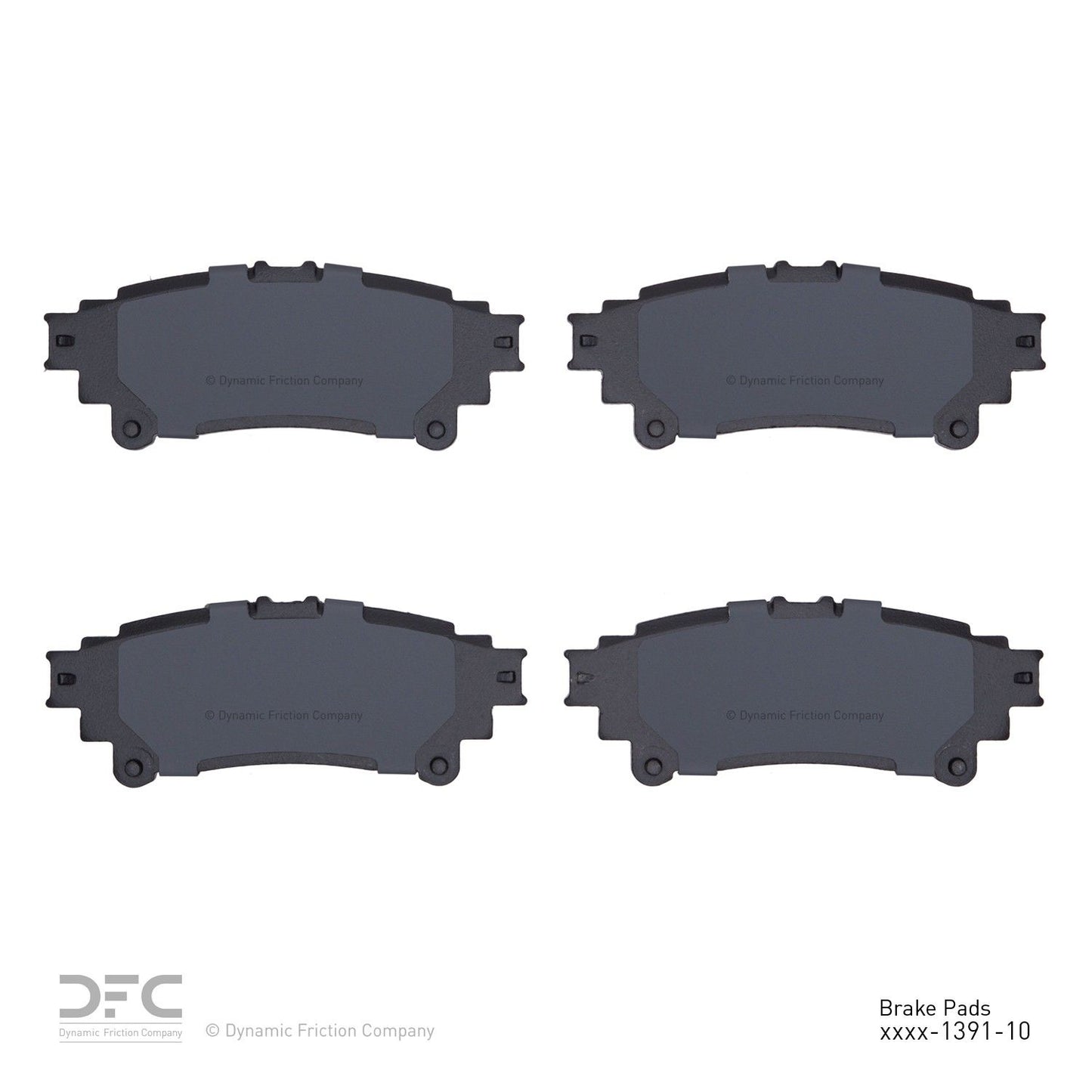 Dynamic Friction Company Disc Brake Pad Set 1310-1391-10