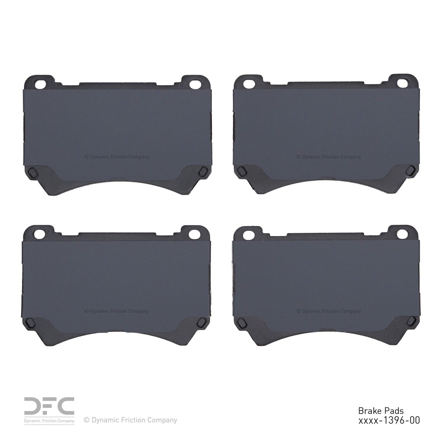 Dynamic Friction Company Disc Brake Pad Set 1310-1396-00