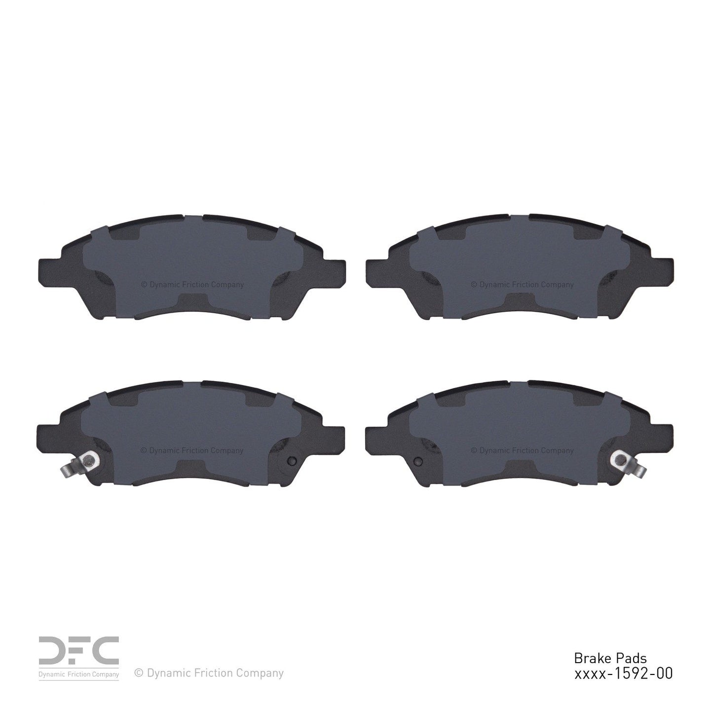 Dynamic Friction Company Disc Brake Pad Set 1310-1592-00