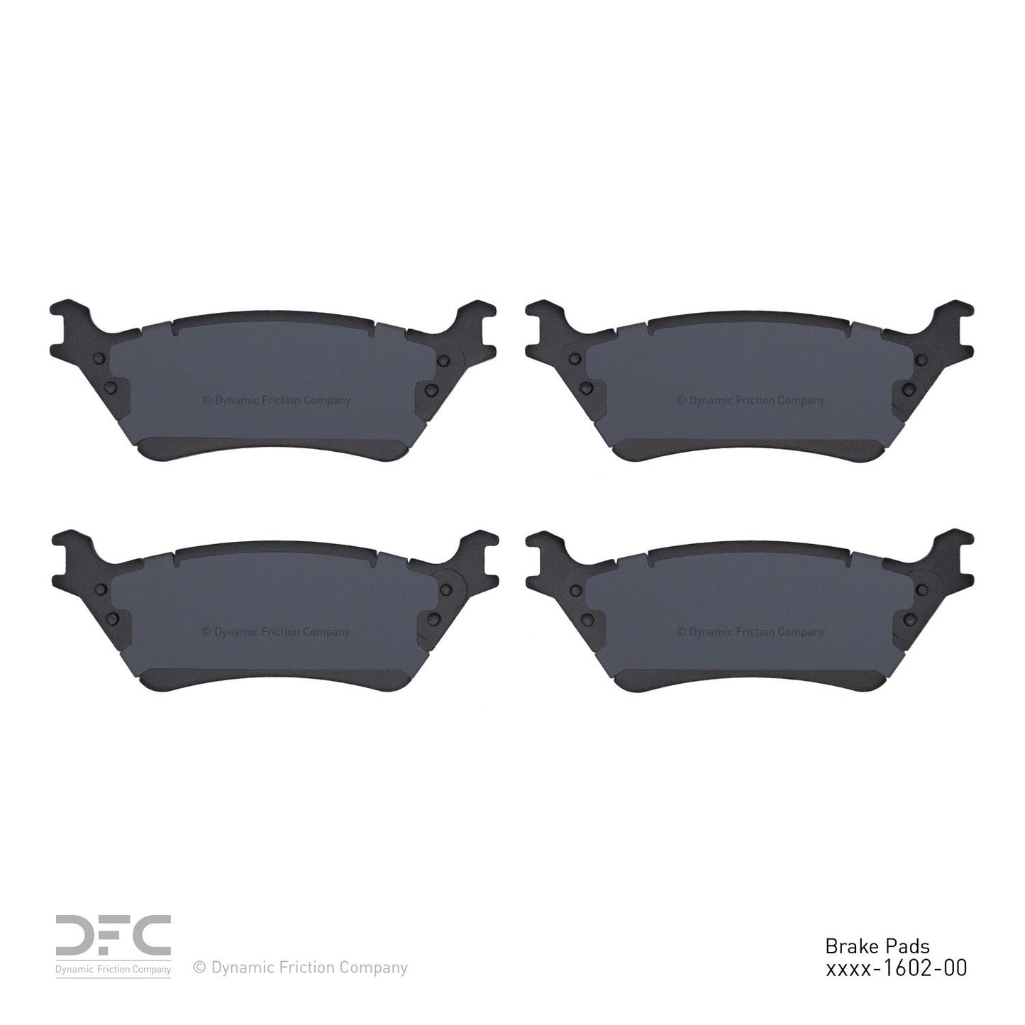 Dynamic Friction Company Disc Brake Pad Set 1310-1602-00
