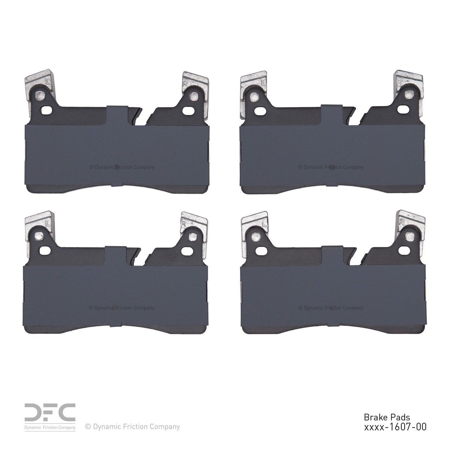 Dynamic Friction Company Disc Brake Pad Set 1310-1607-00