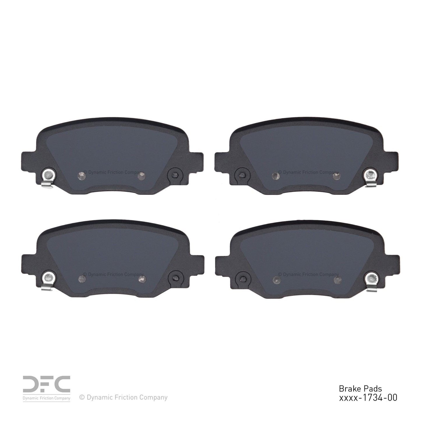 Dynamic Friction Company Disc Brake Pad Set 1310-1734-00