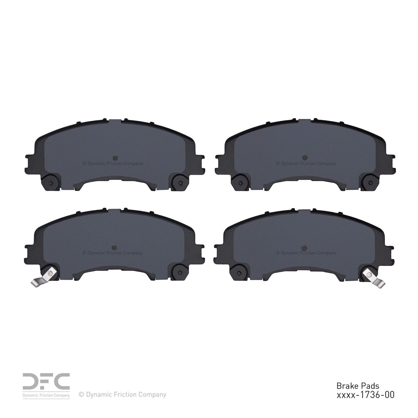 Dynamic Friction Company Disc Brake Pad Set 1310-1736-00