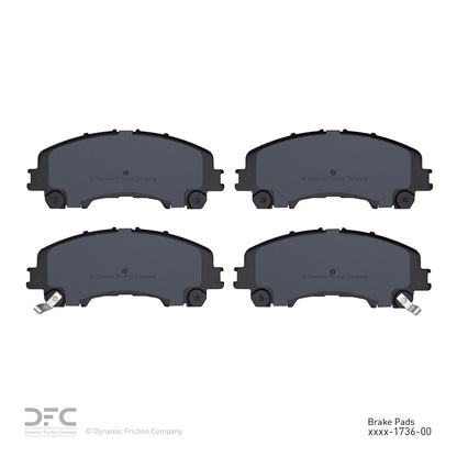 Dynamic Friction Company Disc Brake Pad Set 1310-1736-00